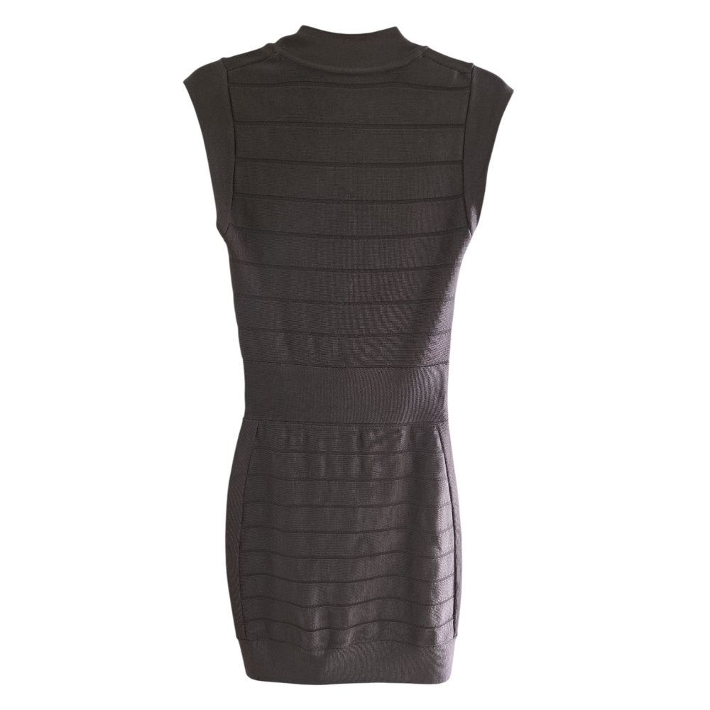French Connection DARK GREY Mini Dress SZ 4 - Picture 5 of 6